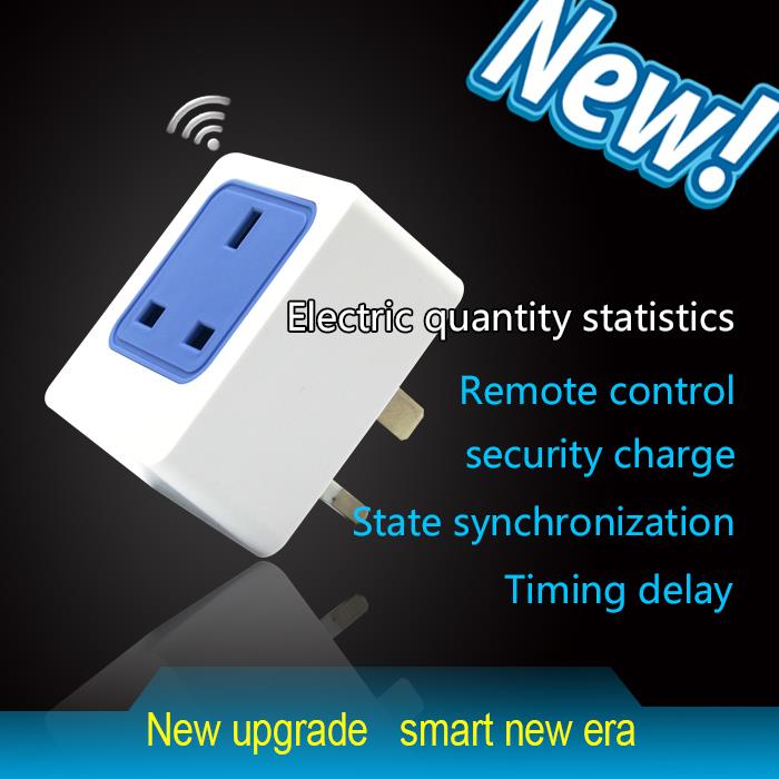 Wifi Smart Socket Digitális áramellátás időzítő kapcsoló Vezeték nélküli távv...