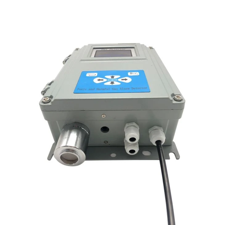 Wall Mounted Fixed CH4 H2S O2 CO Multi 4in1gas Detector